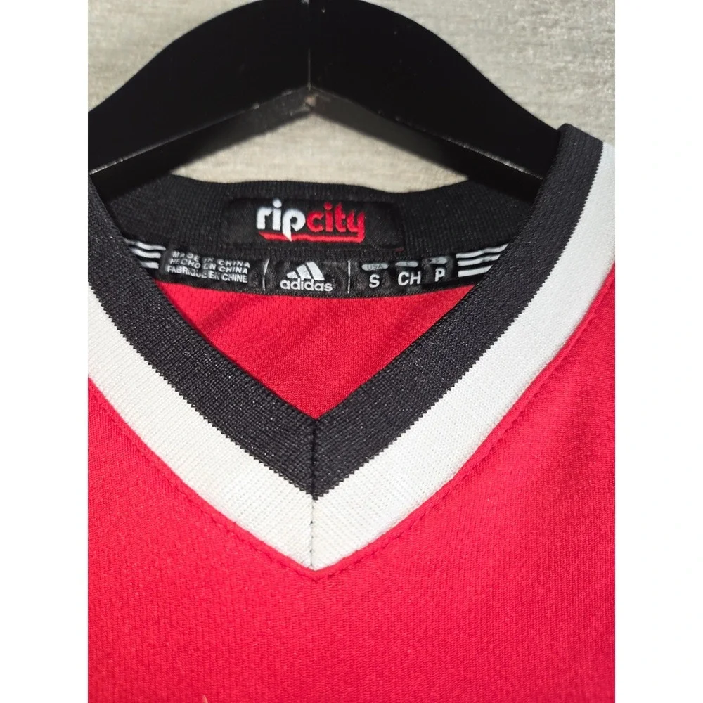 Youth Portland Trail Blazers Damian Lillard  Adidas Rip City Jersey Size Small